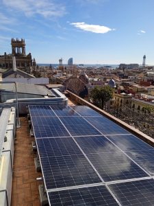 Panales solares limpios